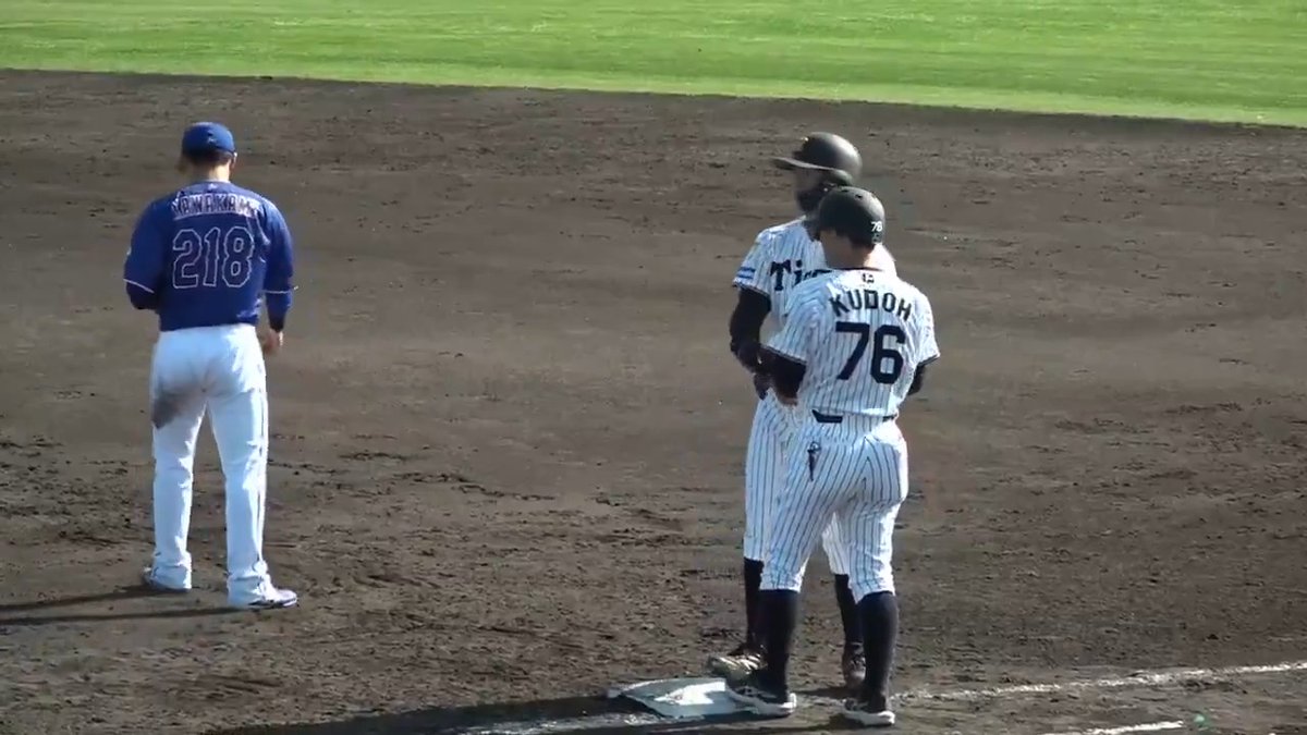 【具志川】 実戦2試合連続のヒットをマークした西純選手！ 虎テレでは春季キャンプをライブ配信