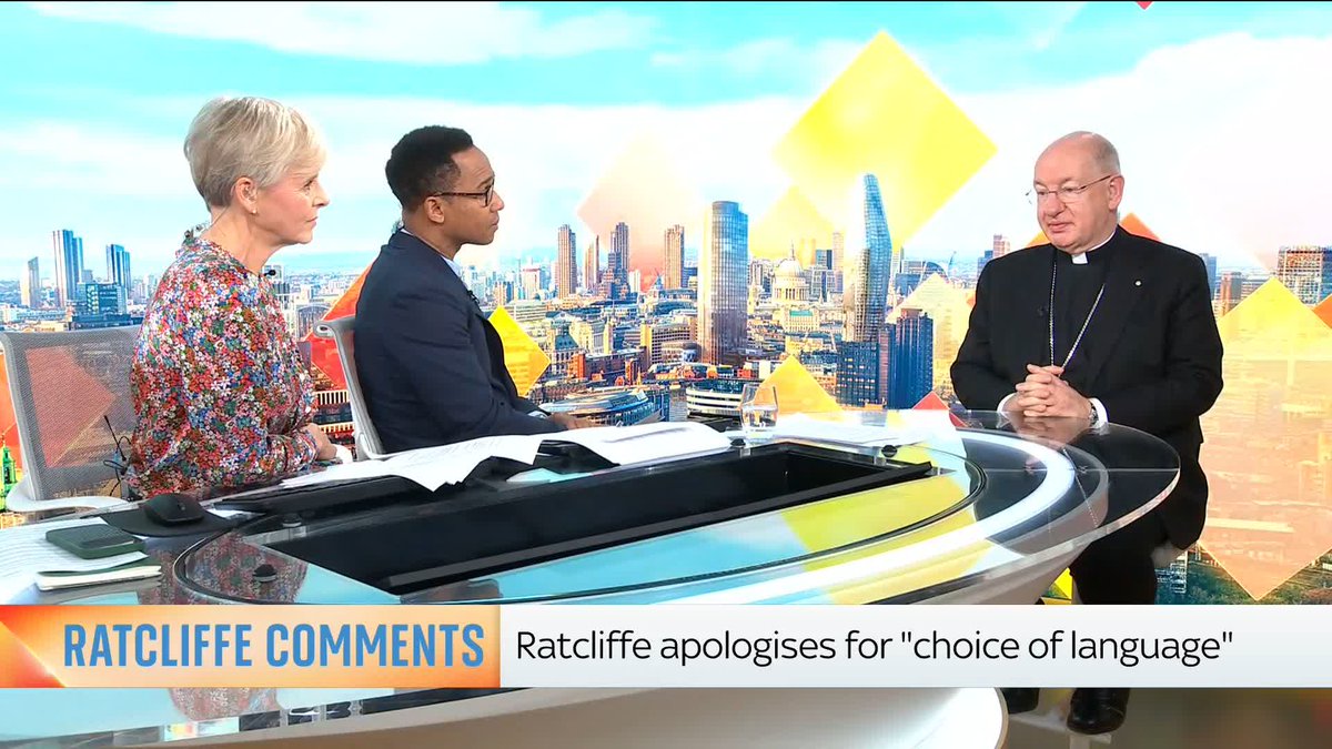"Every person has a dignity as a human being." Bishop Richard Moth tells Kamali Melbourne that he was "deeply saddened" by Man Utd co-owner Sir Jim Ratcliffe" when he told Sky News that "the UK has been colonised by immigrants". 📺 Sky 501, Virgin 602