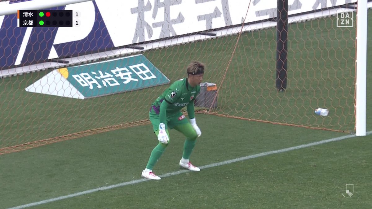 苦しみながら掴んだ今季初勝利🟣 GK太田岳志が2本ストップ 土壇場で追いついた京都がPKの末勝利✅ 🏆 明治安田J1百年構想リーグ 🆚清水×京都 📱DAZN ライブ配信中 #Jリーグ だったらDAZN