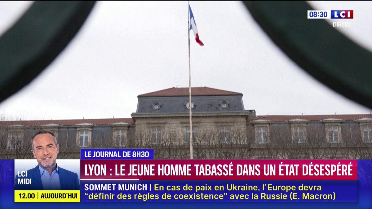 🔴 Un homme de 23 ans du collectif identitaire Némésis se trouve dans un état "désespéré" au lendemain d'une agression. Le parquet de Lyon annonce avoir ouvert une enquête pour "violences aggravées" 📺 La matinale LCI week-end présentée @ClaireFournier_ et Guillaume Cérin