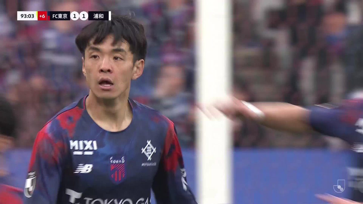 FC東京加入後初ゴールは、後半アディショナルタイムの同点弾!🔵🔴 🎦 ゴール動画 🏆 明治安田J1百年構想リーグ 地域リーグラウンド 第2節 🆚 FC東京vs浦和 🔢 1-1 ⌚️ 90+3分 ⚽️ 山田 楓喜(FC東京) #Jリーグ