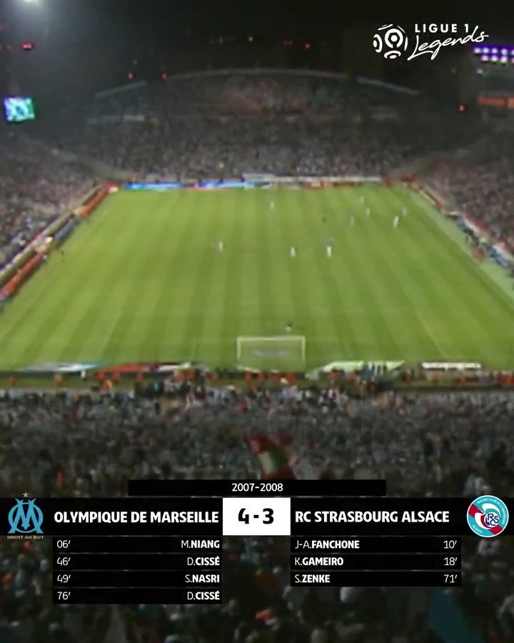 J'ai vraiment beaucoup d'attache avec cette équipe de l'OM, vraiment que des joueurs attachants. Et ce match de légende avec un scénario fou ! Souvenir... PS : Le penalty de Djibril Cissé c'est une dinguerie mdr 🎥 Ligue 1 McDonald's