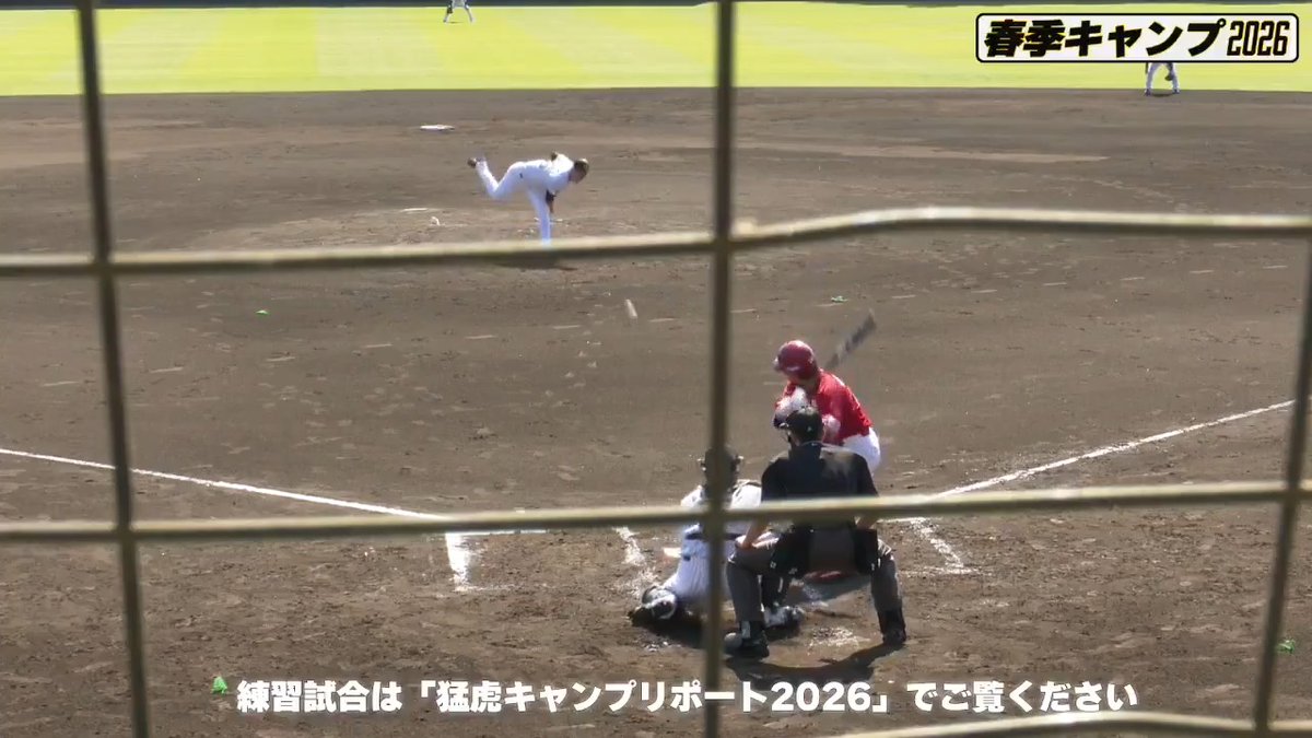 畠世周投手が14日(土)、練習試合の楽天戦で1イニング・3者凡退の好投です👏 「(石井)大智には申し訳ないですけど、ポジションが空くわけですから、それを奪い取りに。それぐらいの気持ちでいきます…」☹️ 闘志に燃えています🔥 #阪神タイガース