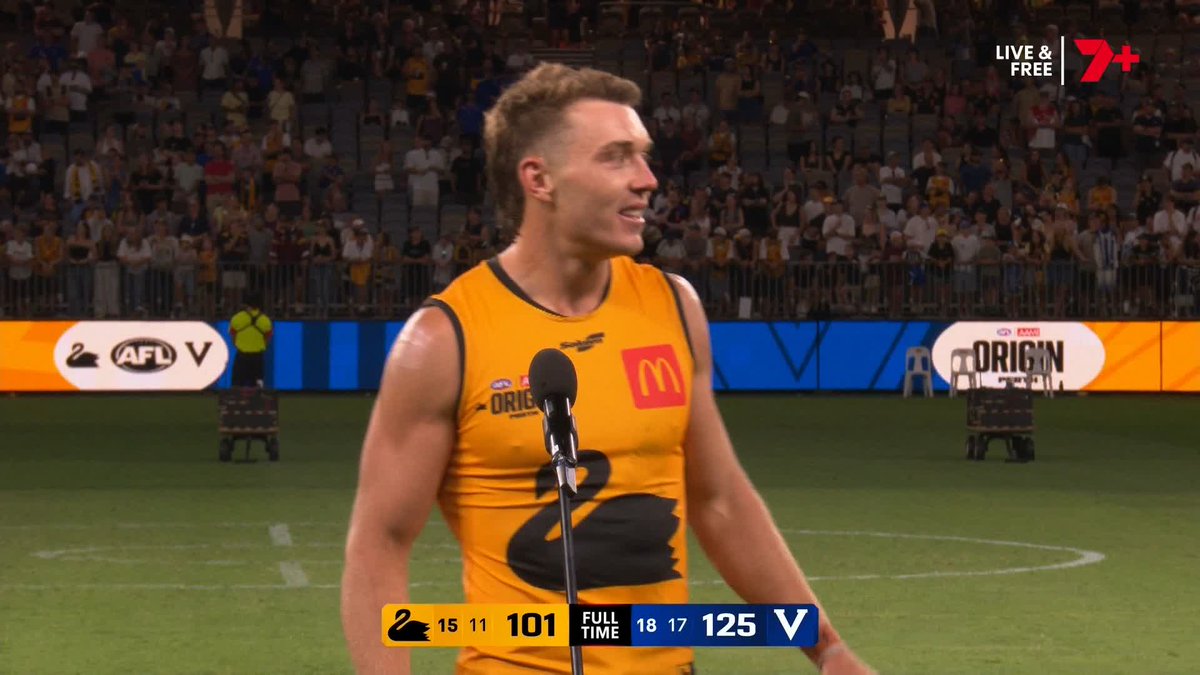 "I think Origin's here to stay." 🗣️ Western Australia captain Patrick Cripps