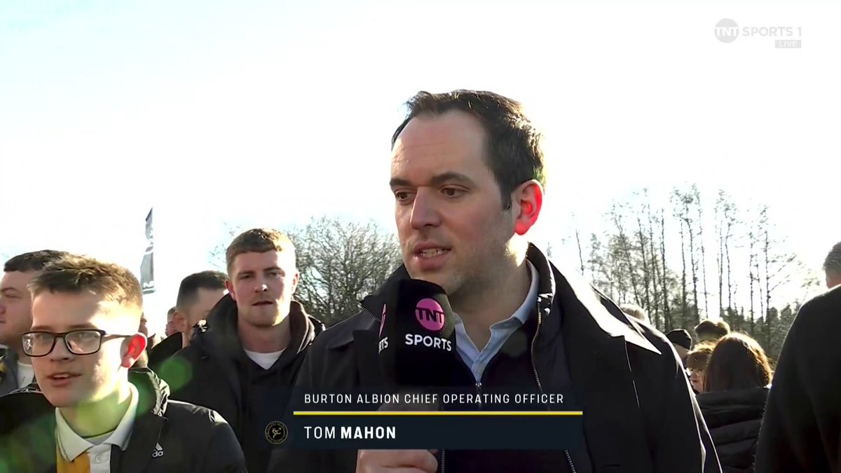 Burton COO Tom Mahon catches up with the TNT Sports team to preview their big FA Cup clash vs West Ham and the impact these games have on the club ๐ฃ๏ธ ๐บ TNT Sports & discovery+ UK
