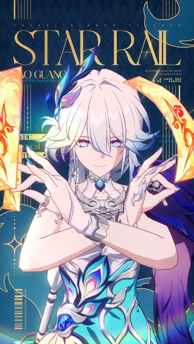 Astral Glamor | Yao Guang "The moon's cycles are fixed, the universe is boundless, and yet human effort decides success." #HonkaiStarRail #YaoGuang