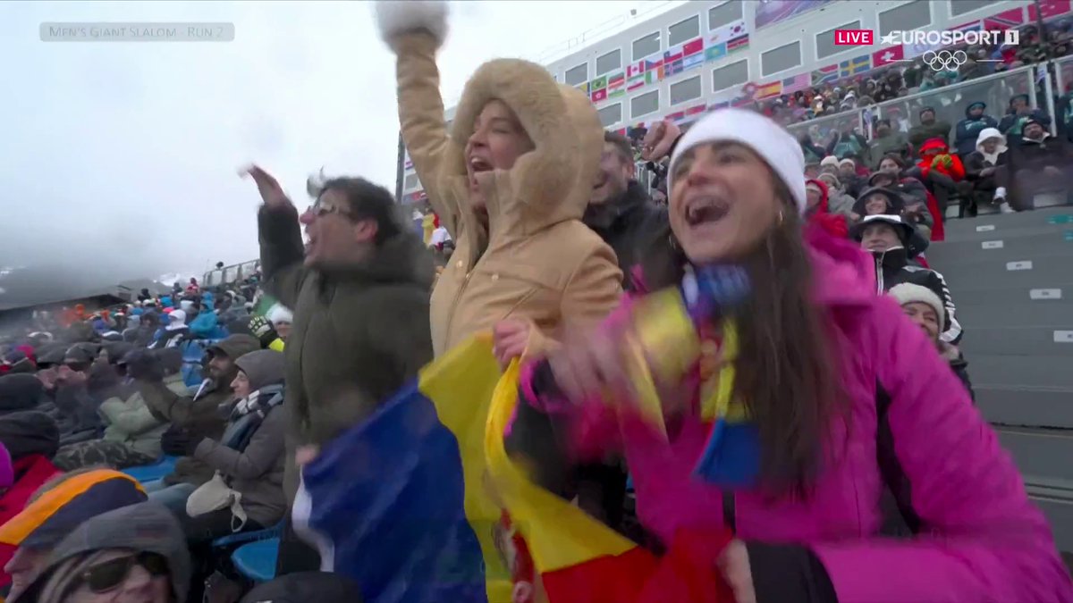 EL BAJADÓN DE JOAN VERDÚ. LA ALEGRÍA DE LAURA ESCANES. 🇦🇩 El esquiador andorrano marca el mejor tiempo en la segunda manga y se pone líder provisional. #MilanoCortina2026