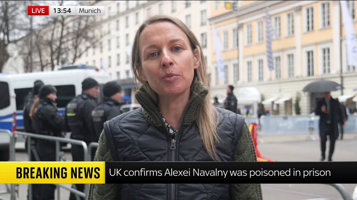 BREAKING: Alexei Navalny died in prison after being poisoned with a deadly toxin found in Ecuadorian dart frogs, the UK and other allies have claimed. Security and defence editor Deborah Haynes is live from Munich with more on this story ⬇️
