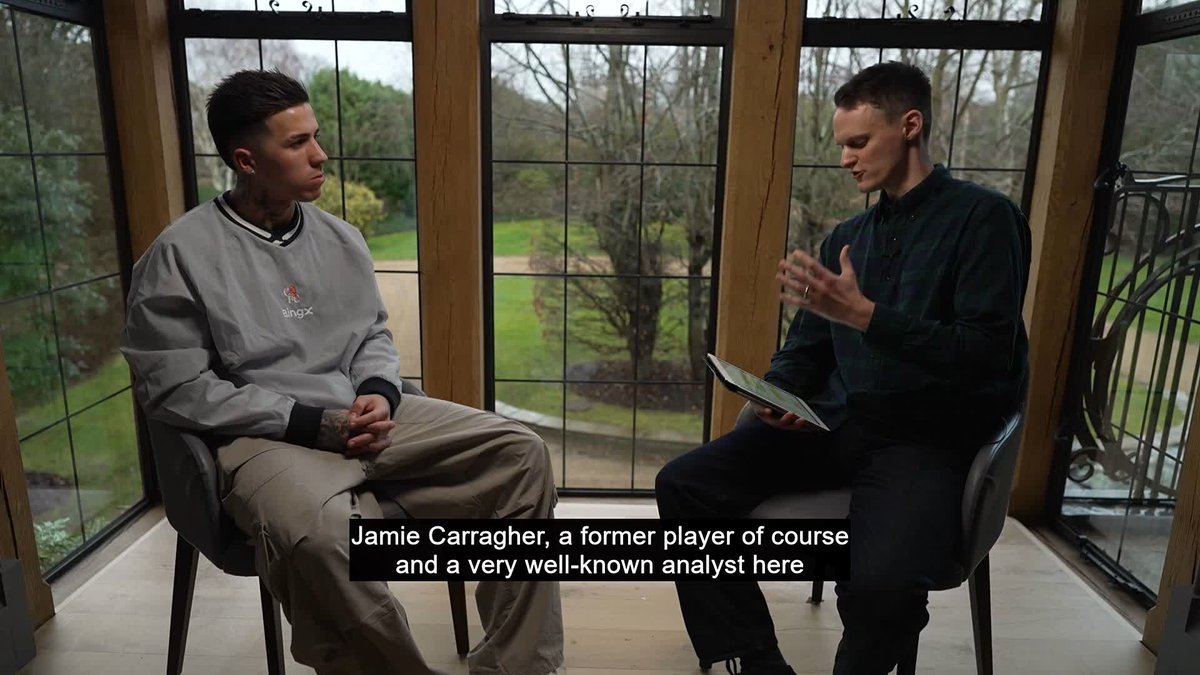 🗣️ "I want to thank him publicly" Enzo Fernández thanks Jamie Carragher for labelling him one of the best players in the Premier League 🙌
