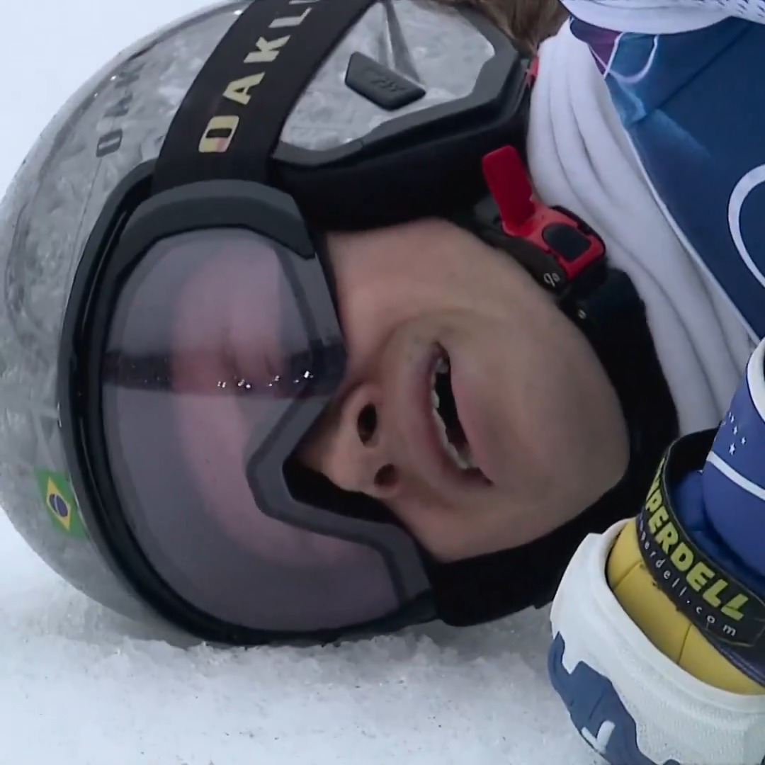 A HISTORIC MOMENT FOR BRAZIL. A HISTORIC MOMENT FOR SOUTH AMERICA. 🇧🇷 LUCAS PINHEIRO-BRAATHEN DELIVERS THE RUN OF HIS LIFE. #WinterOlympics