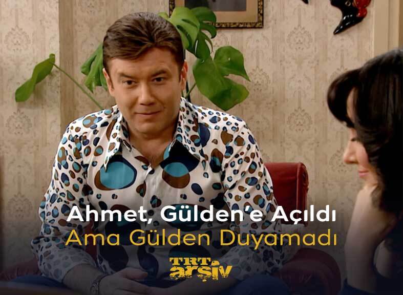 Ahmet sonunda Gülden ile yalnız kalabildi de aşkını ilan etti, tabii dinleyene. 😄 #Seksenler