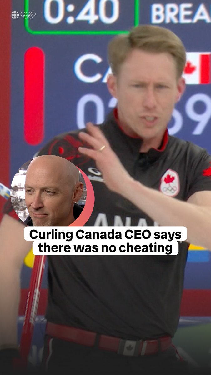"Our team wouldn't cheat and doesn't cheat" 🥌🇨🇦 Curling Canada CEO Nolan Thiessen responds to the heated exchange in the draw against Sweden at the Olympics