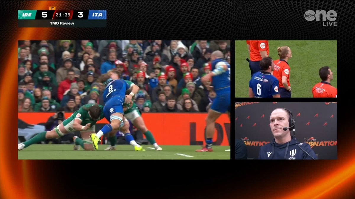 Be interested to get everyone's thoughts on that Craig Casey yellow card 🟨 Bunker review was that it stays yellow - "High degree of danger but (Casey) was going backwards"