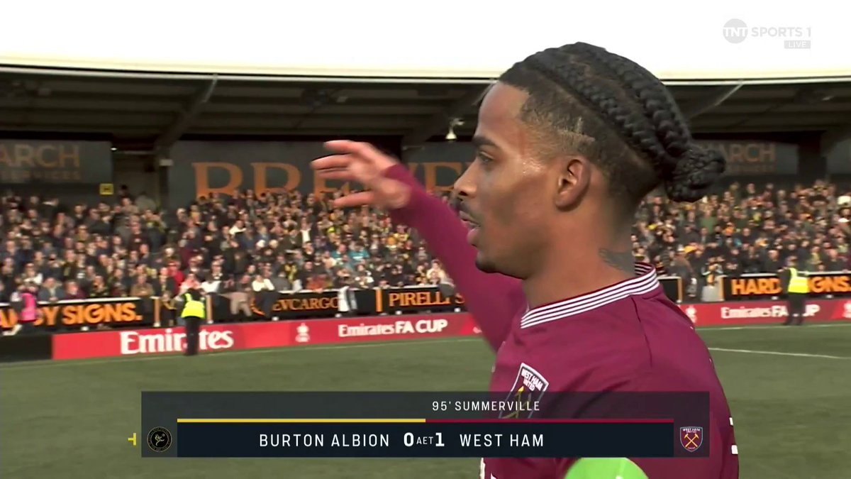West Ham are into the fifth round of the FA Cup ⚒️ The Hammers secure a 1-0 extra-time win over Burton. 📺 TNT Sports & discovery+ UK