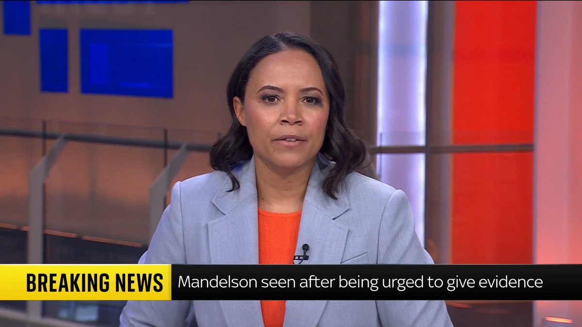 BREAKING: Peter Mandelson has been seen in public for the first time since being asked to testify before the U.S. Congress over his relationship with Jeffrey Epstein. 📺 Sky 501, Virgin 602, Freeview 233 and YouTube