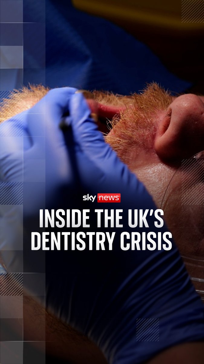 The crisis in NHS dentistry is so bad that a charity set up to run clinics in poorer countries is now spending more time working in the UK. Sky's Laura Bundock reports. 🔗