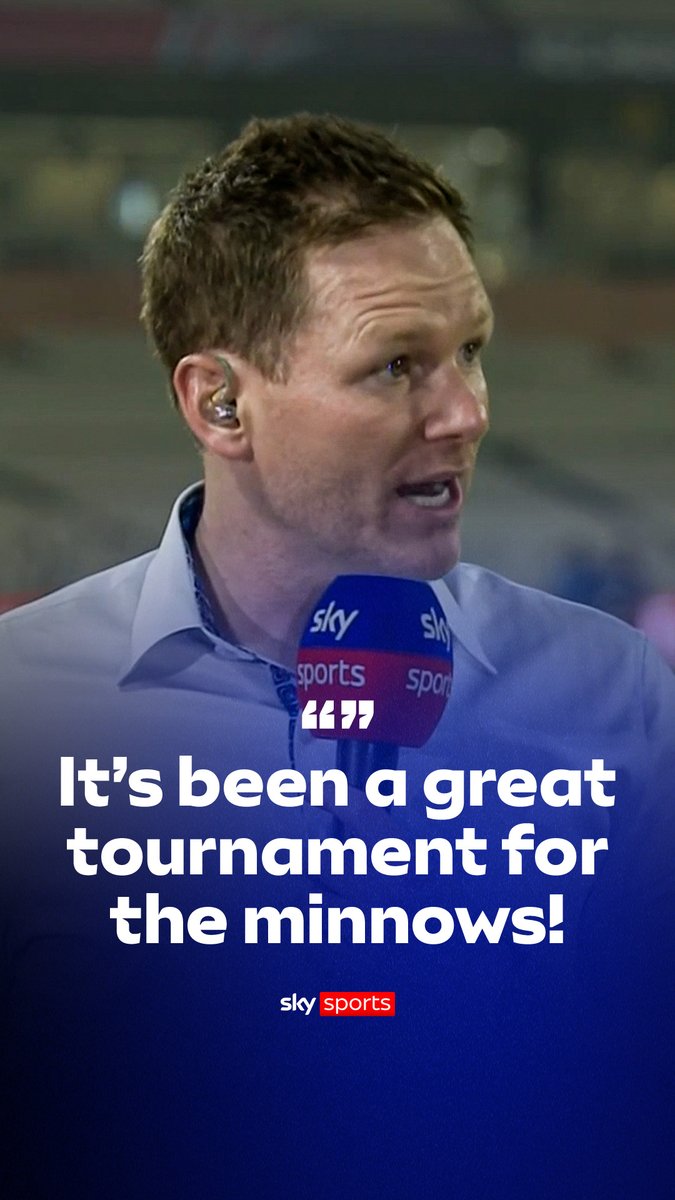 "The minnows are pushing the mainstays in the game!" 👊 Eoin Morgan full of praise for the expanded 20-team T20 World Cup 🗣️