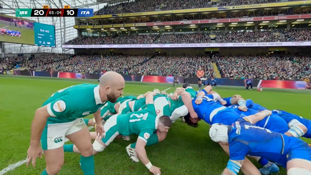 This Italian scrum....wow 😍 #GuinnessM6N #Since1883