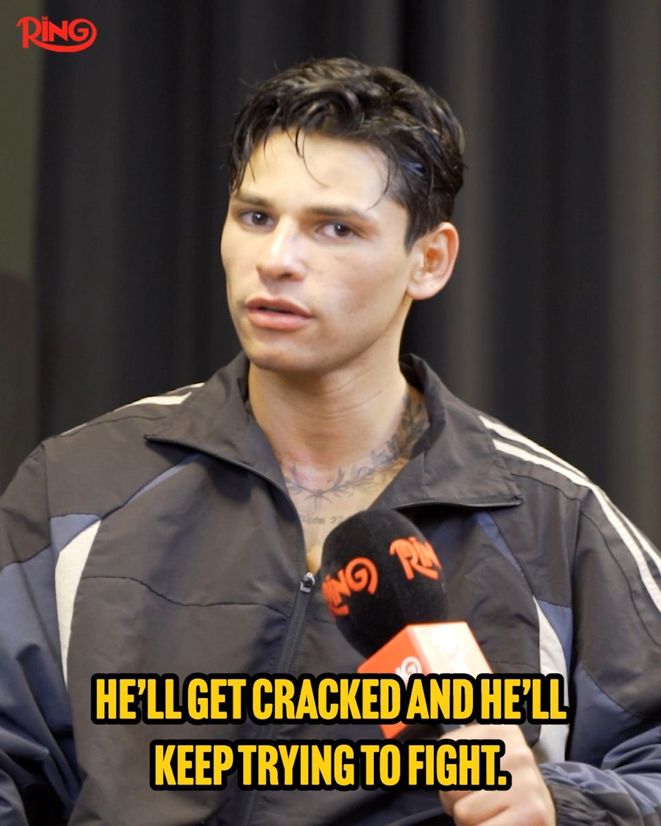 Ryan Garcia looks very drained to me. And he's got the shakes. Plus he missed the WBC 14 day weight check... 💀