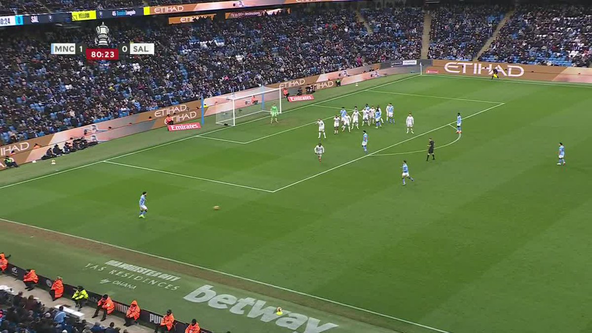 Marc Guehi with his first goal for Manchester City 🔥