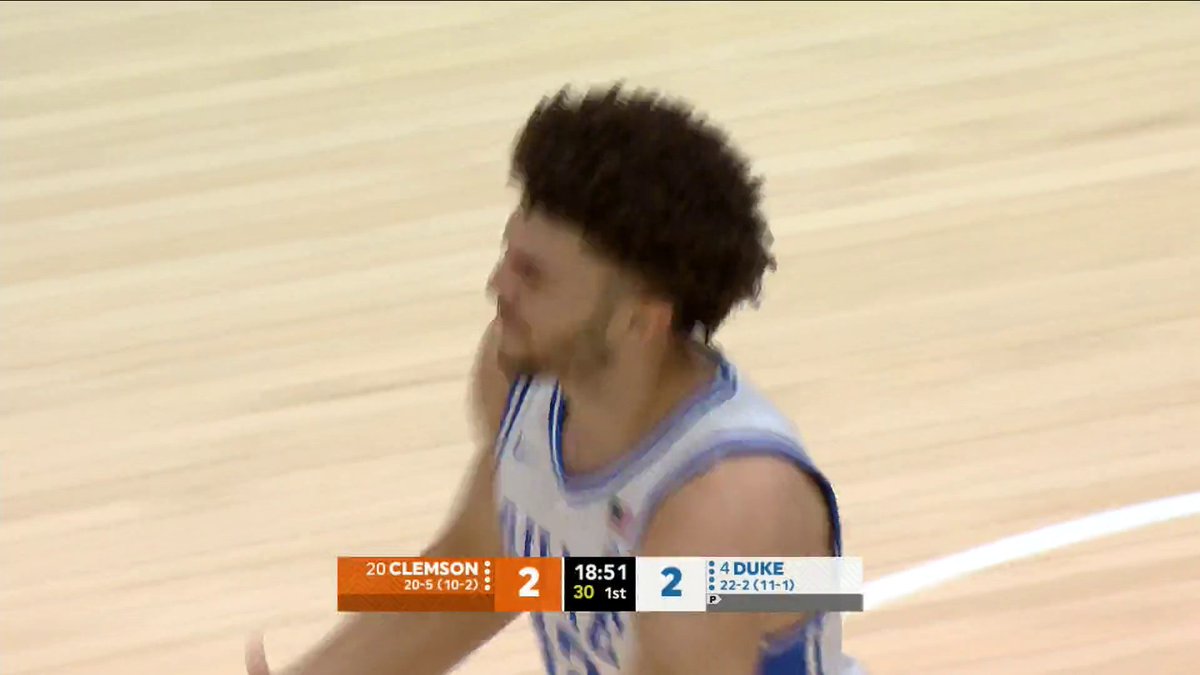 Steal and score from Cam Boozer to start the action for Duke 😤💪
