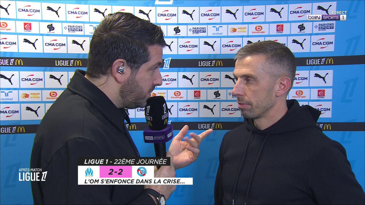 [📺 LIVE] 🇫🇷 #OMRCSA 🎙️ Gary O'Neil : "On aurait dû gagner ce match." 👉 Strasbourg et Marseille se laissent dos à dos ! #beINLigue1