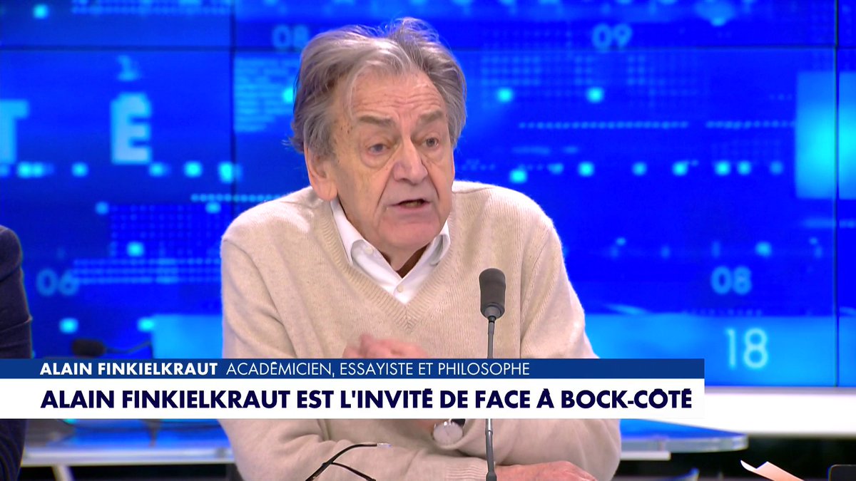 Alain Finkielkraut : «Tous les Juifs ont une cible dans le dos avec l'accusation de génocide liée à Israël» #FaceaBockCote