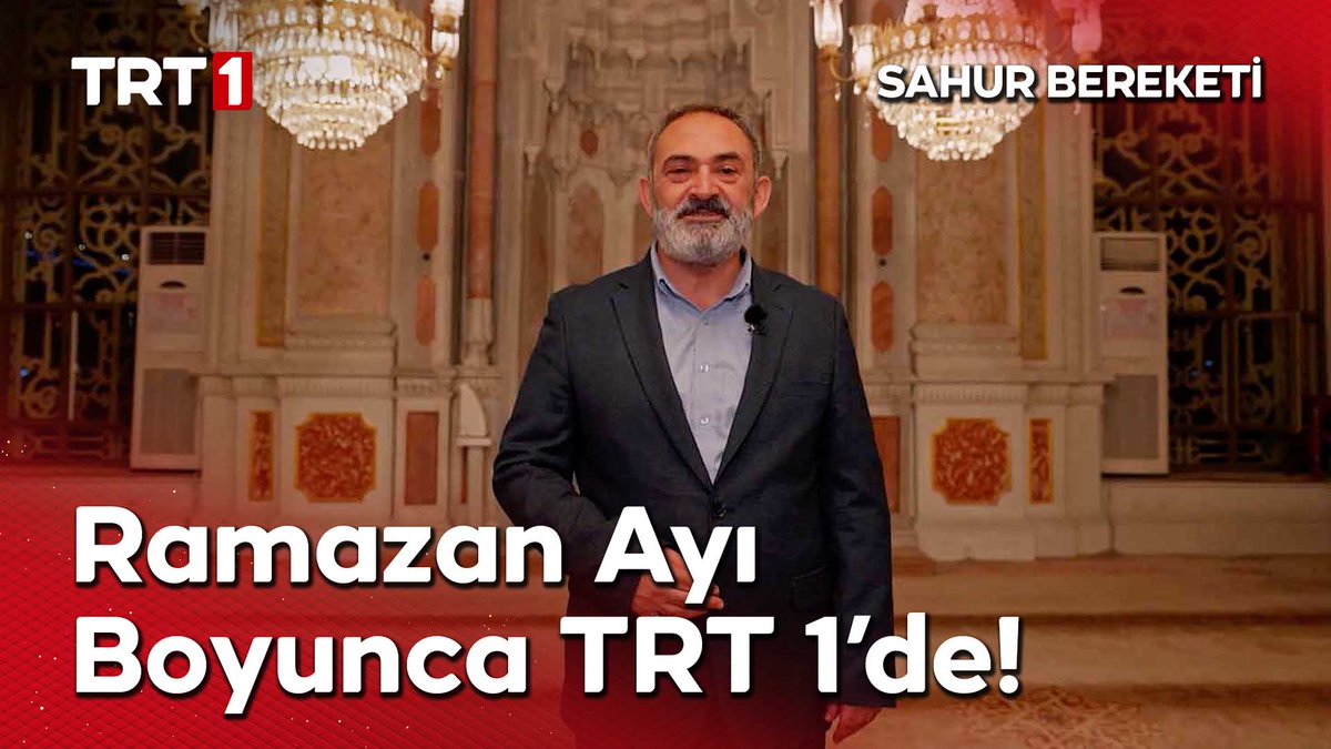 "Günlerdir yolunu gözlediğimiz sultan geliyor!" Dursun Ali Erzincanlı ile Sahur Bereketi, Ramazan ayı boyunca her gün canlı yayınla TRT 1’de.