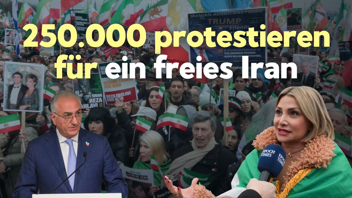 Unzählige persische Flaggen mit den alten Symbolen des Persischen Reiches – dem Löwen und der Sonne – waren heute auf der Theresienwiese in München zu sehen, laut Polizei nahmen dort 250.000 Menschen teil. Auch Rufe nach Schah Reza Pahlavi hörte man immer wieder. Versammelt hatten sich Iraner aus vielen europäischen Ländern, aber auch aus Dubai und der Türkei, um für ein Ende des Mullah-Regimes einzutreten. Und dafür, dass das iranische Volk seine Zukunft selbst wählen kann.