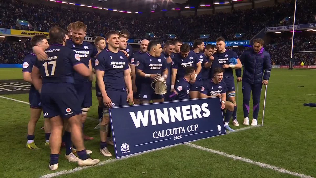 The Calcutta Cup belongs to Scotland 🏴󠁧󠁢󠁳󠁣󠁴󠁿🏆