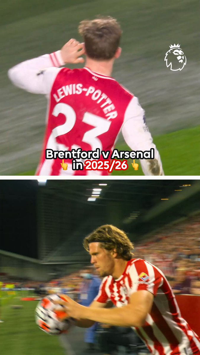 🐝 Brentford FC love a long throw against Arsenal 🫶