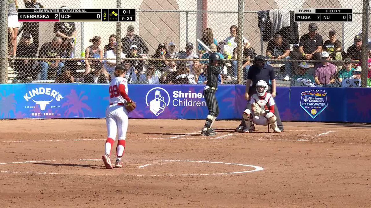 UNBELIEVABLE CATCH ๐ฑ #NCAASoftball #SCTop10 x ๐ฅ ESPN+ / Nebraska Softball