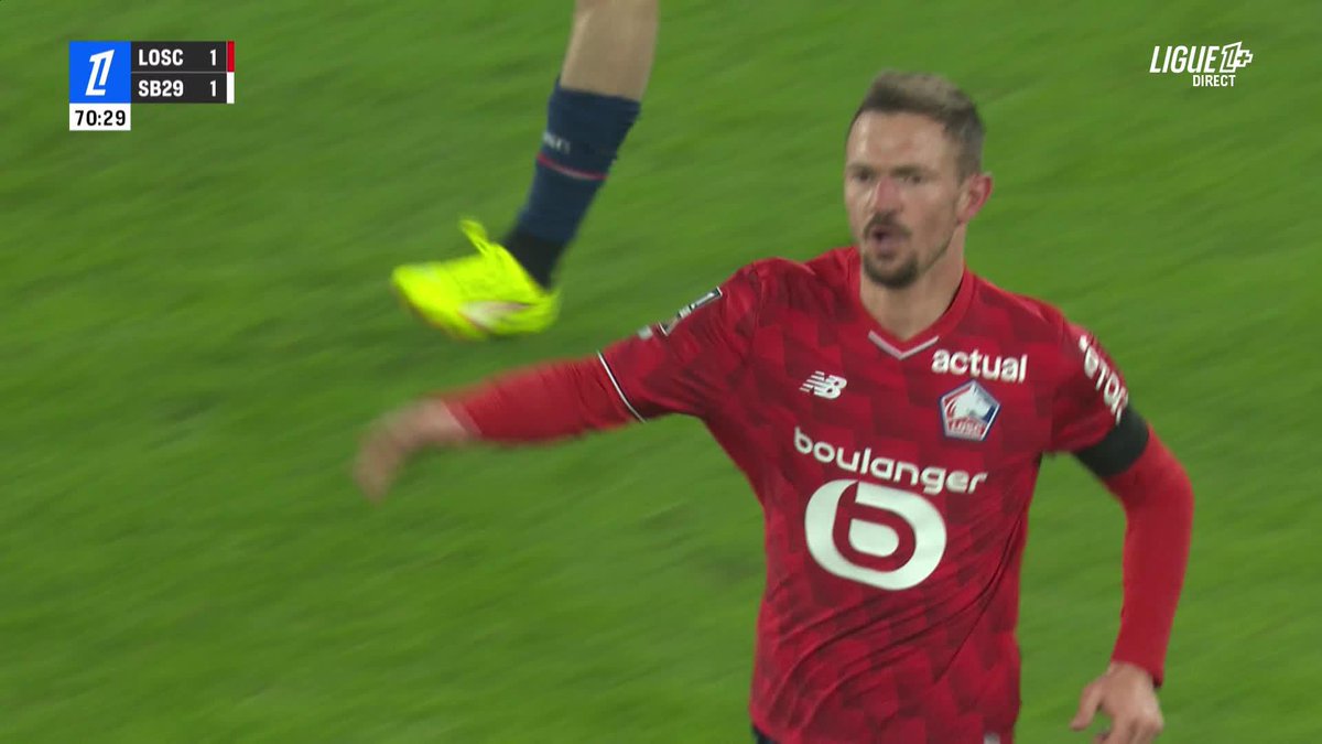 La réaction du LOSC vient de Gaëtan Perrin 🔥 Quelle action entre Correia et Haraldsson ! #LOSCSB29