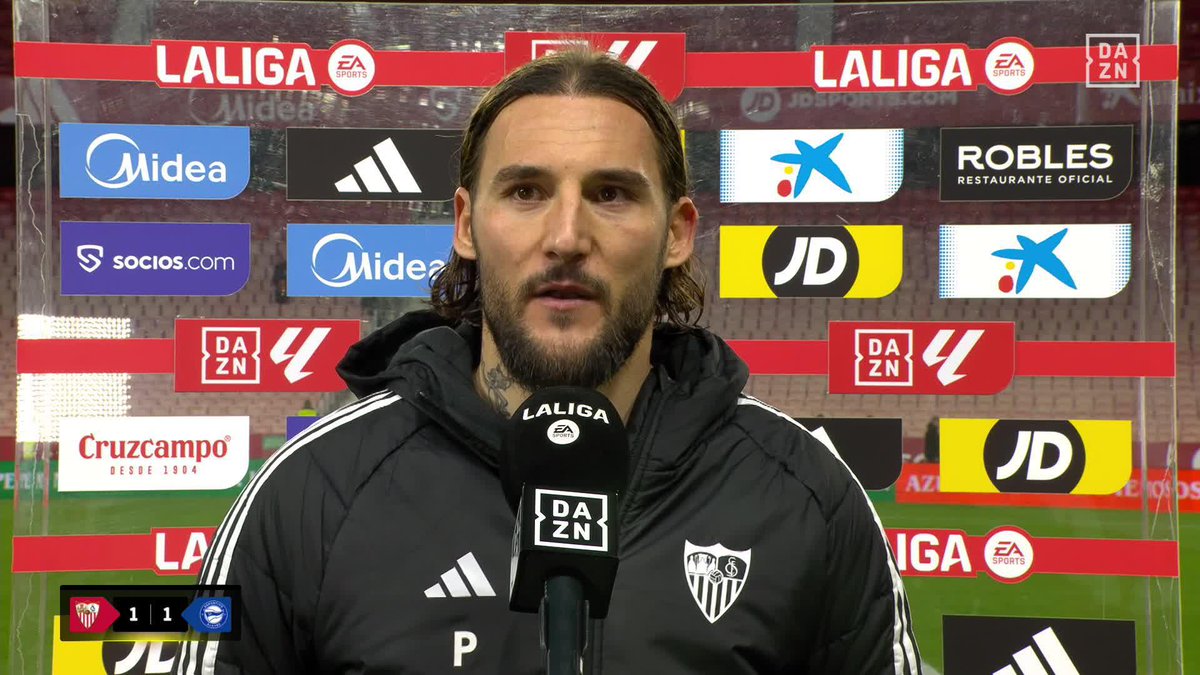 "MERECEMOS MÁS RESPETO DEL ARBITRAJE. TENEMOS QUE MIRARNOS A NOSOTROS. NADIE NOS VA AYUDAR" 🗣️ Gudelj y su enfado por el arbitraje contra el Alavés #LALIGAenDAZN ⚽️