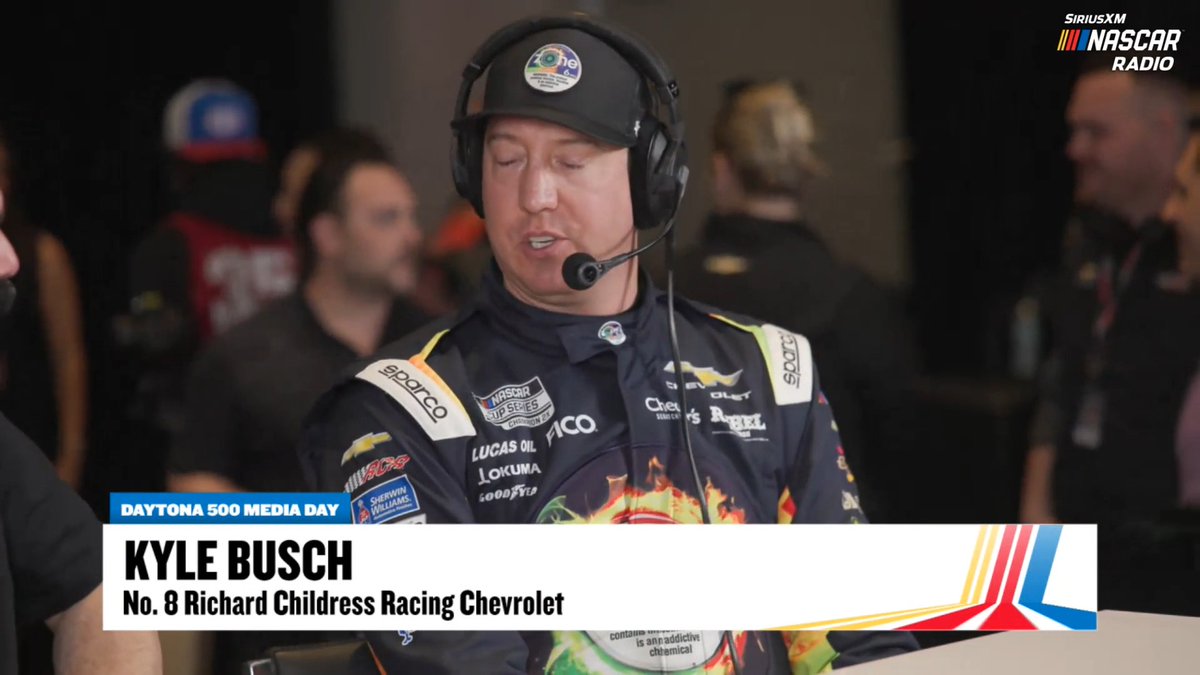 🎱 "I don't feel like I'm at the age to hang it up. I'm not done yet." Kyle Busch is eager to try and win his first career #DAYTONA500 from the pole to kick off another season for RCR.