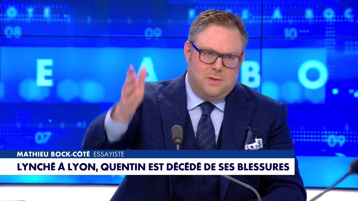 «Lynché à Lyon, Quentin est décédé de ses blessures» : l'édito de Mathieu Bock-Côté dans #Facealinfo