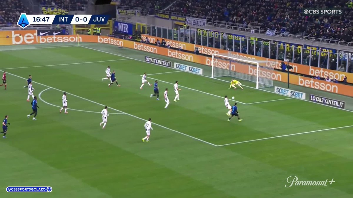 An Andrea Cambiaso own goal gives Inter the lead in the Derby d'Italia ⚫️🔵
