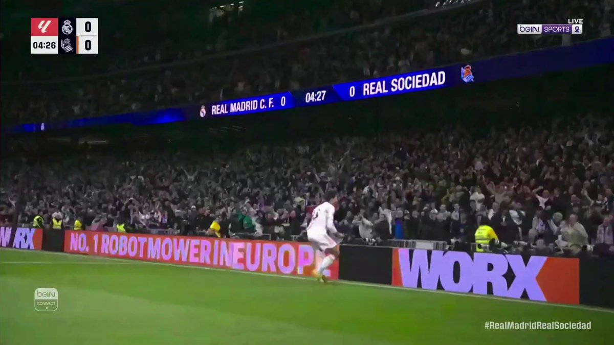 غونزالو يفتتح التسجيل لريال مدريد #الدوري_الاسباني #LaLiga