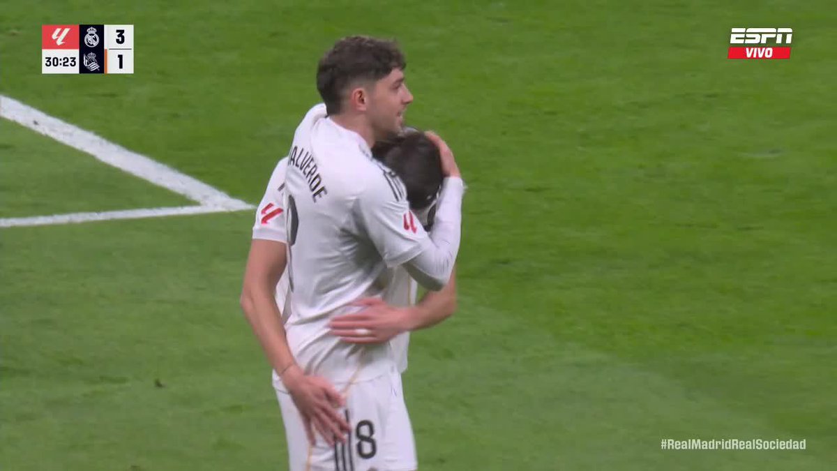 Qué golazo que hizo Fede Valverde, por favor.