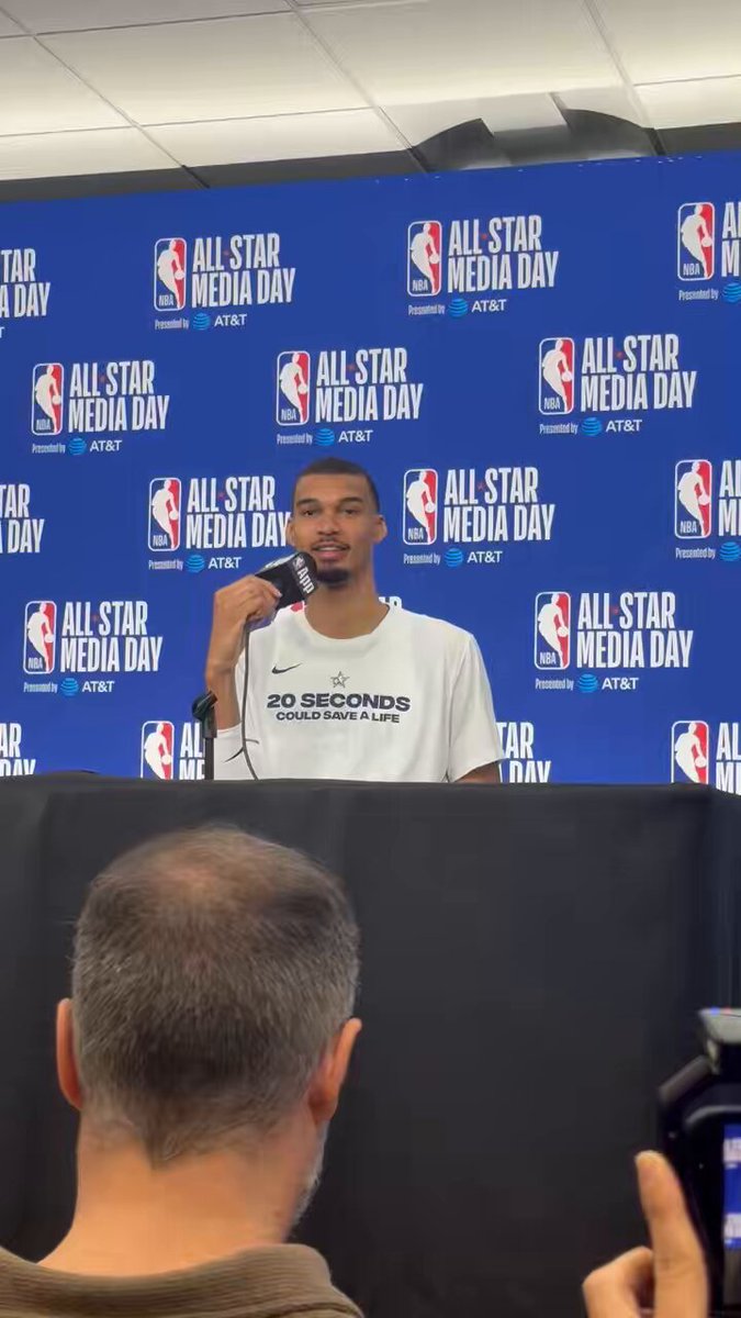 “It’s an era of very skilled bigs, and that this position is definitely evolving. Am I a symptom of that? Yes, because I've watched these guys growing up and getting sparked by that. Am I participating in the change? I think so. I think I'm pushing the boundaries.” -Wemby