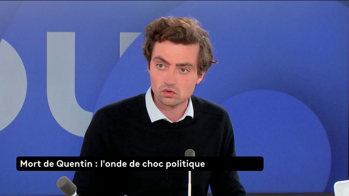 🔴 Mort de Quentin : "Je rends hommage à Quentin aveuglément de ses positions politiques. La position de Jean-Luc Mélenchon est scandaleuse", affirme Nathan Devers. #LePourEtLeContre #canal16