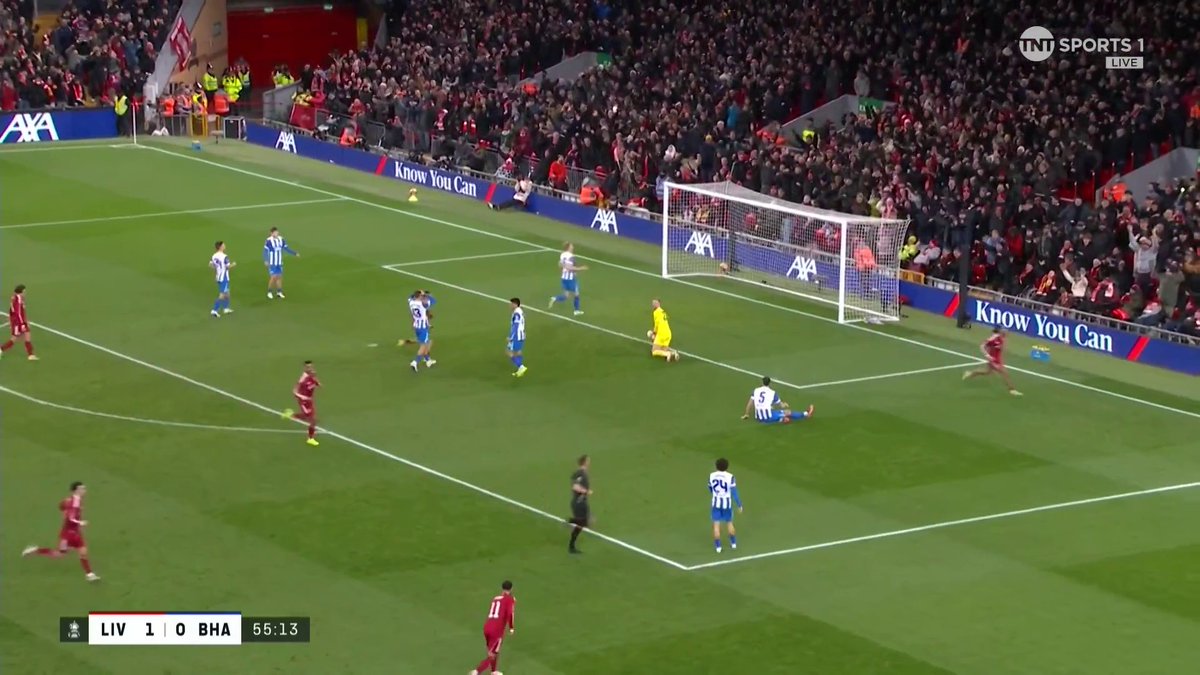 A perfectly executed goal from Liverpool and Dominik Szoboszlai 👏 📺 TNT Sports &amp; discovery+ UK