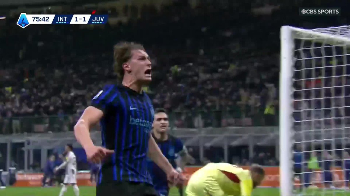 PINPOINT. DELIVERY. 🎯 Federico Dimarco drops it on a dime and Francesco Pio Esposito POWERS it home to put Inter in front 💥
