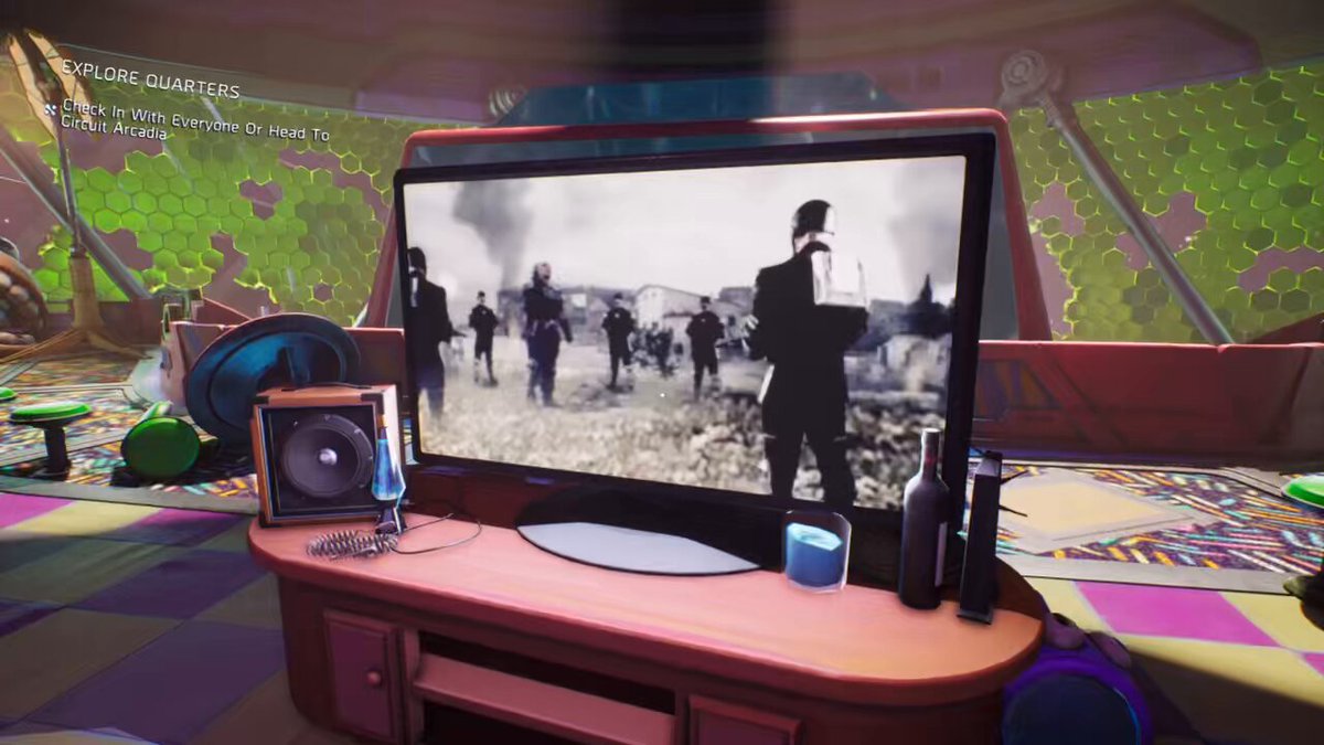 So I’m playing High On Life 2 and a full length feature movie starts playing on the TV The 2011 Sci-Fi mega hit Manborg And looks like there may be a few more movies included From XboxSeriesX