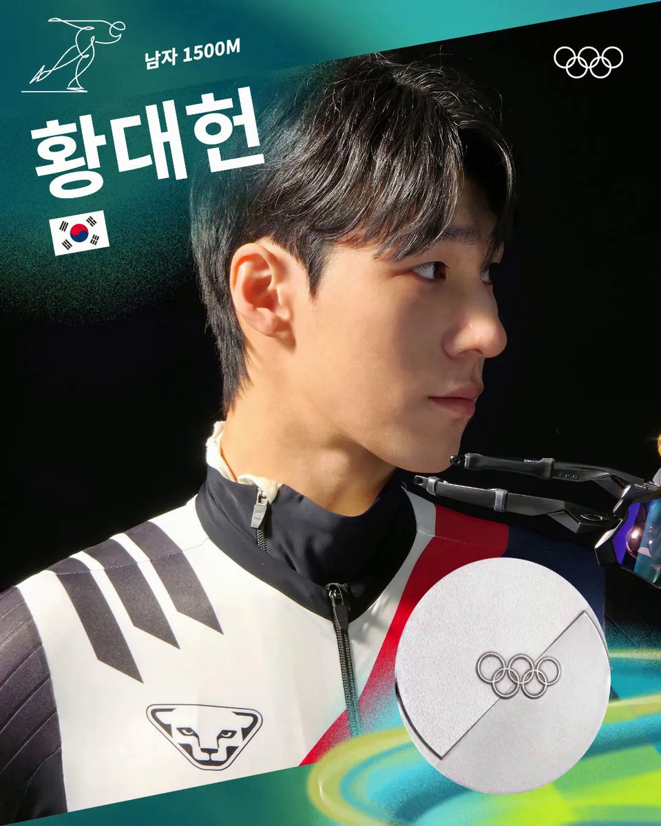 황대헌 쇼트트랙 남자 1,500m 은메달🥈 대한민국 황대헌이 2026 밀라노-코르티나 동계올림픽 쇼트트랙 남자 1,500m에서 은메달을 목에 걸었습니다. 축하합니다! 📷대한체육회 #올림픽 #Milanocortina2026 #MedalAlert #Samsung #OpenAlwaysWins