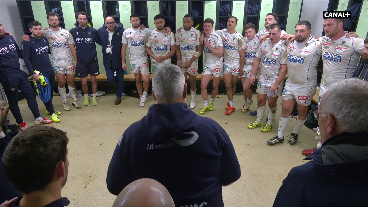 Le discours de Christophe Urios à ses joueurs après leur exploit sur la pelouse de Toulon 🙌 ASM Rugby 🔥 #RCTASM