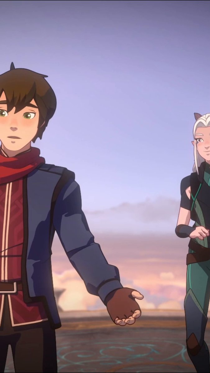 Rayllum! Greatest love story ever told? Maybe, but at least it ended better than Romeo and Juliet. Happy Valentine's Day! #animation #thedragonprince #thedragonking