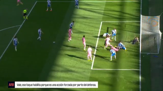 Asรญ fue la actuaciรณn del VAR en el #EspanyolCelta.