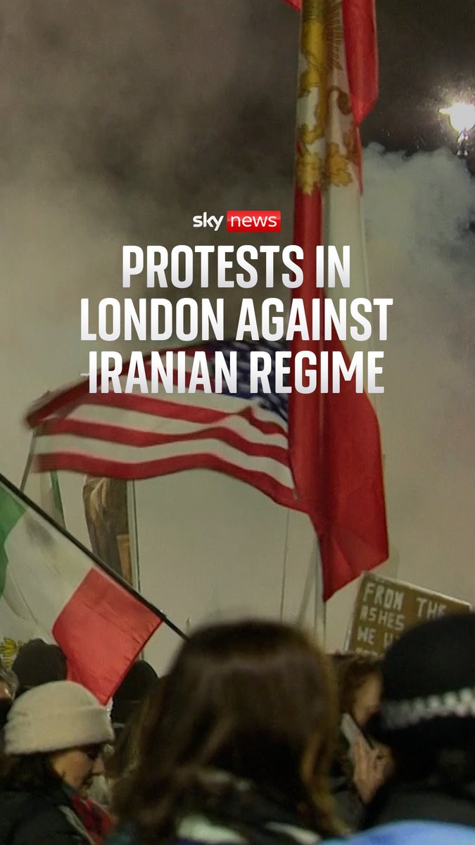 Protesters have taken to the streets of London as part of a "global day of action" against the Iranian regime. The country's exiled crown prince Reza Pahlavi called on Iranians around the world to increase pressure on Tehran after its deadly crackdown on protests in the country.