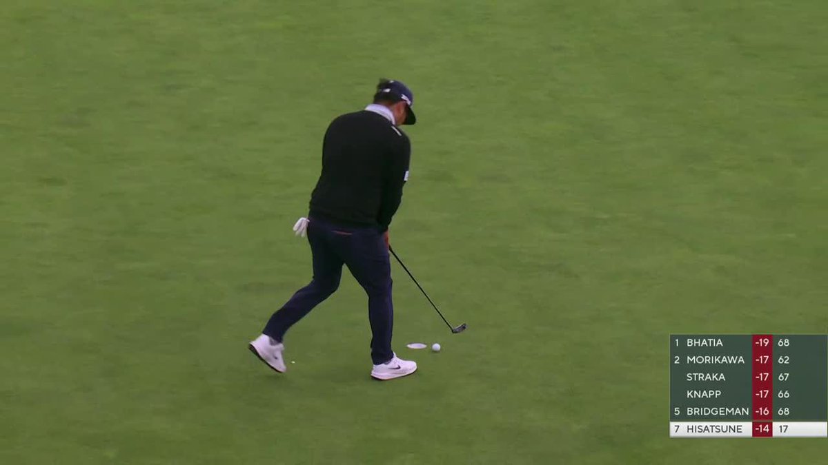 An impatient Hisatsune robbed us of one of the coolest moments in windy golf history: